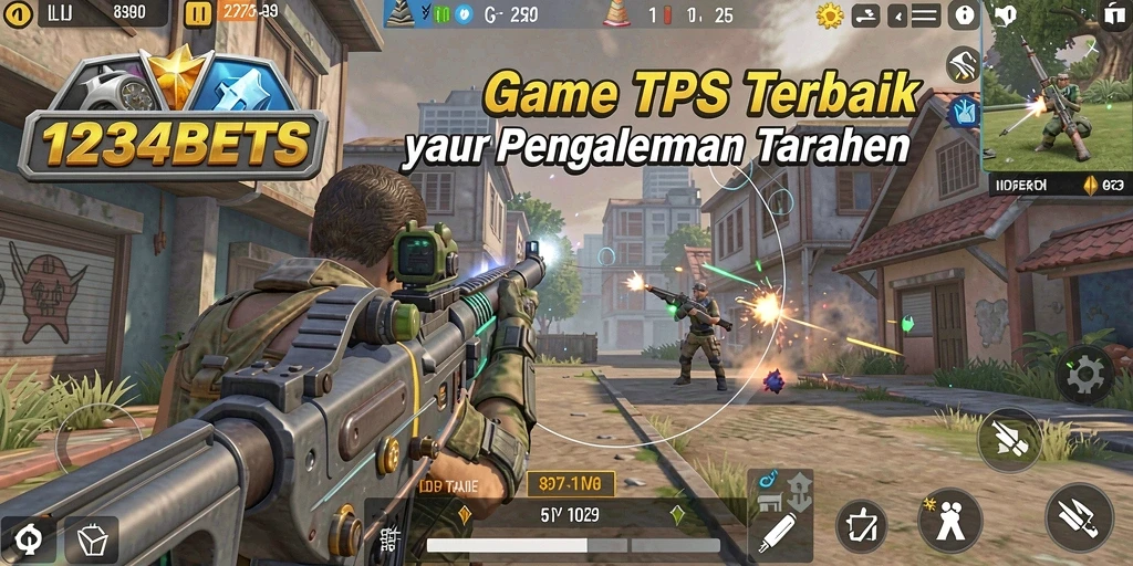 Tampilan screenshot gameplay TPS yang seru dan menarik di 1234BETS.