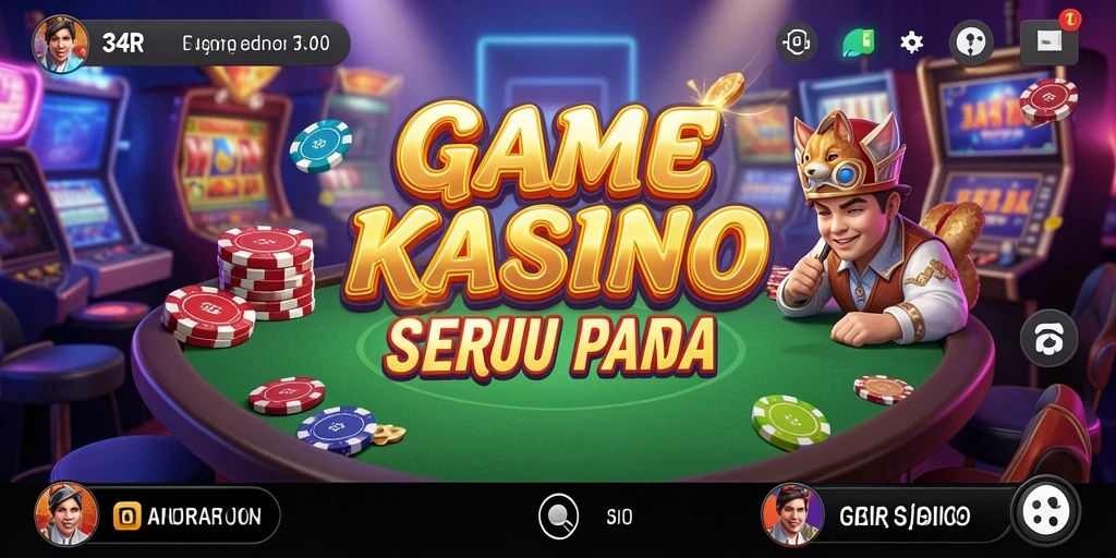 Screenshot gameplay Kasino 34R dengan desain menarik.