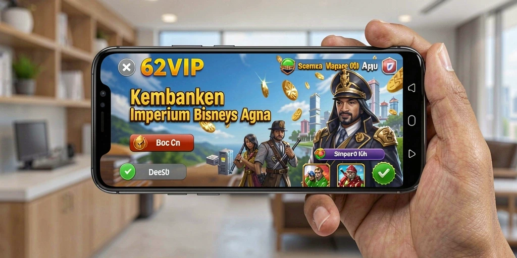 Screenshot utama 62VIP menunjukkan gameplay Tycoon yang menarik.