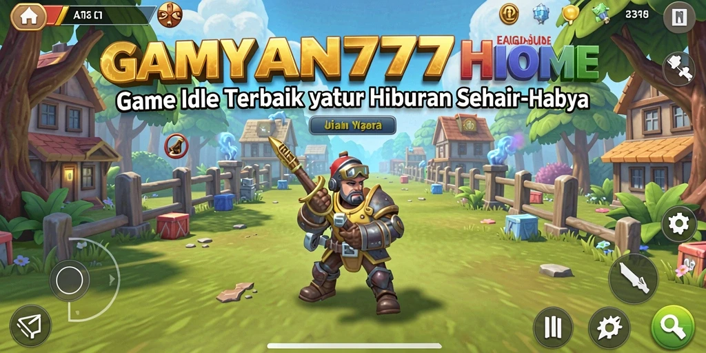 Tampilan gameplay AN777 dengan elemen Idle yang menarik dan beragam karakter.