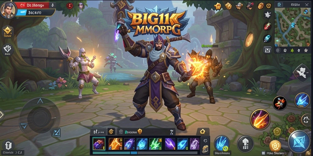 Gameplay seru dengan aksi bertempur dan petualangan di dunia fantasi.