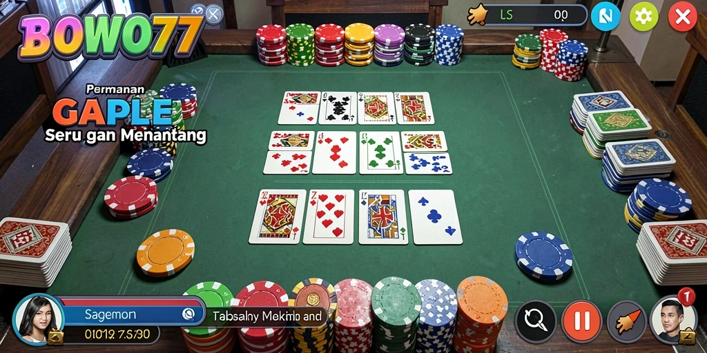 Tampilan gameplay seru di BOWO77 dengan teman-teman.