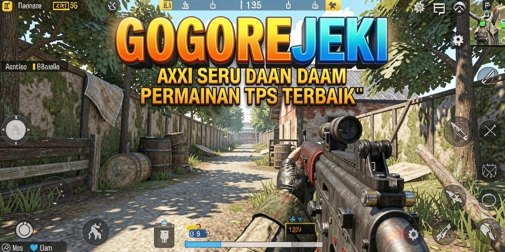 Tangkapan layar gameplay GOGOREJEKI dengan aksi penuh adrenalin.