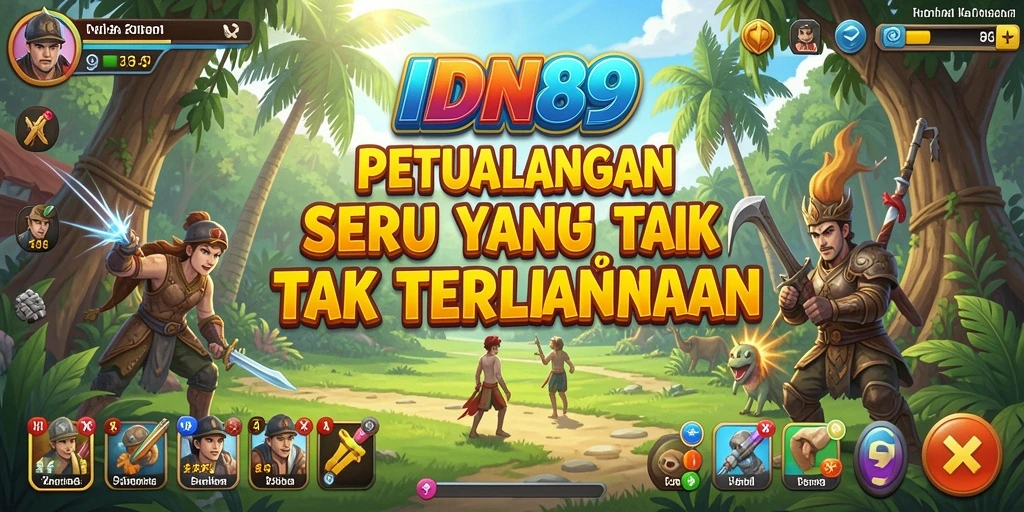 Tangkapan layar IDN89 menampilkan aksi gameplay yang seru dalam dunia petualangan.
