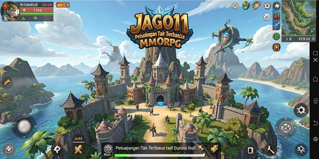 Screenshot gameplay JAGO11 yang menampilkan aksi seru di dunia MMORPG.