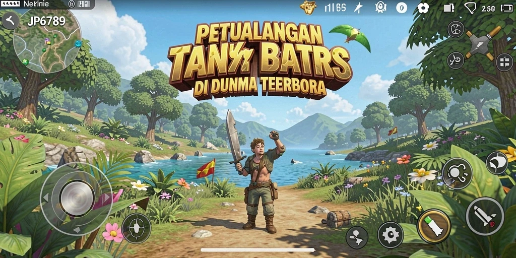 Screenshot gameplay menarik dari JP6789 di dunia terbuka.