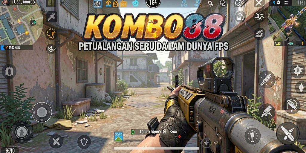 Tampilan gameplay KOMBO88 yang intens dan mendebarkan.