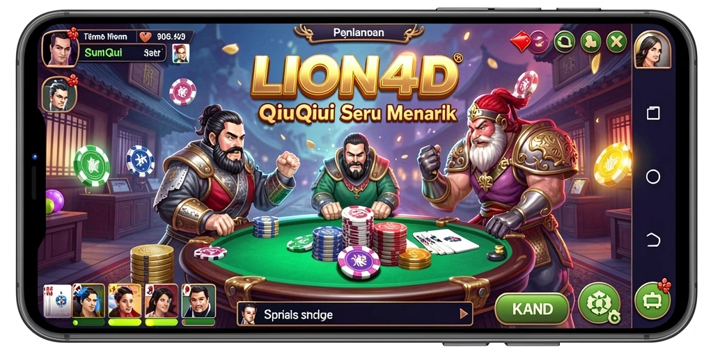 Tampilan gameplay QiuQiu penuh aksi dan strategi.