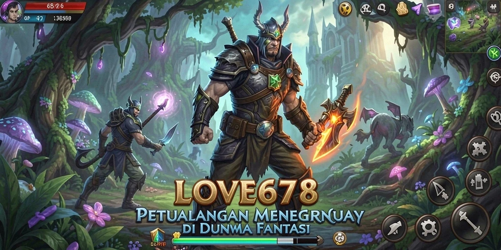 Screenshot utama LOVE678 menampilkan aksi mendebarkan dalam gameplay Adventure.