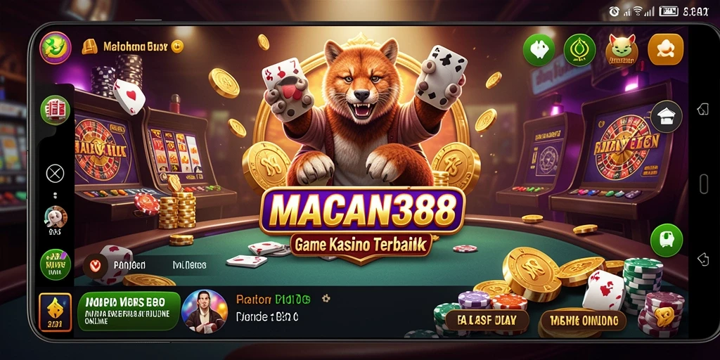 Screenshot gameplay <strong>MACAN388</strong> menampilkan aksi seru dan interaksi langsung di kasino.