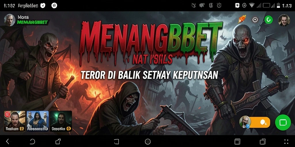 Tampilan gameplay MENANGBET yang mencekam dan menyeramkan, penuh dengan ketegangan.