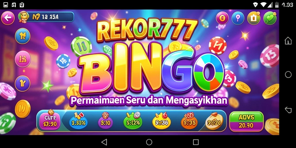 Tampilan gameplay REKOR777 yang menggembirakan dan penuh warna.