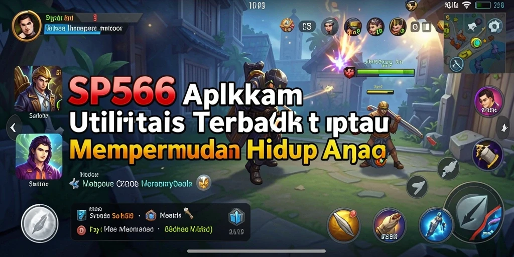 Tampilan utama SP666 yang menampilkan berbagai fitur utilitas.