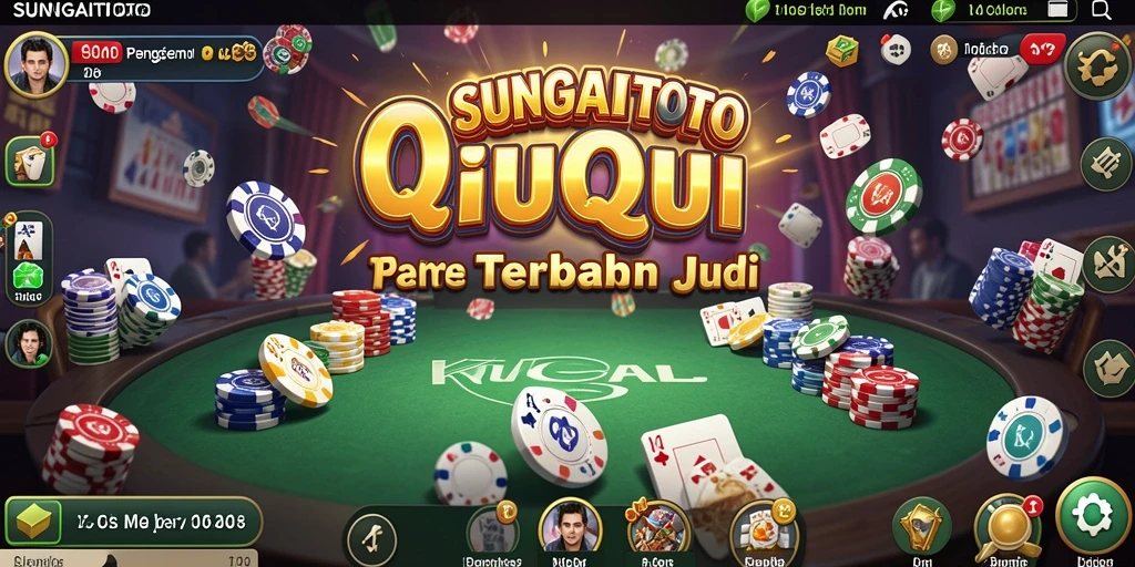 Tampilan gameplay seru dari SUNGAITOTO dengan kartu QiuQiu.