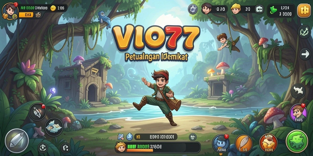 Tampilan gameplay VIO77 dengan karakter dan aksi menarik.