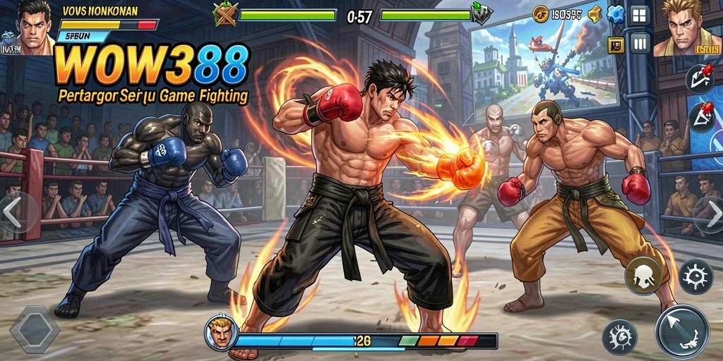 Gameplay WOW388 yang seru dan mendebarkan dalam pertarungan.