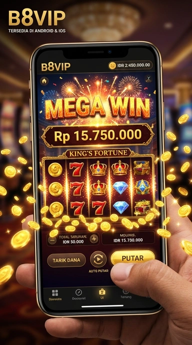 Screenshot pengunduhan aplikasi di b8vip.